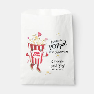 Popcorn-Tüte zum Antrag als Geschenk Geschenktütchen
