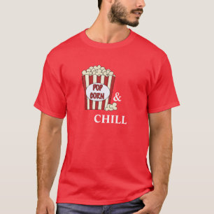 Popcorn u. Schauer Netflix u. kaltes Shirt