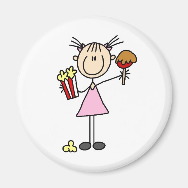 Popcorn und Karamellapfel auf dem Messegelände Magnet (Vorne)