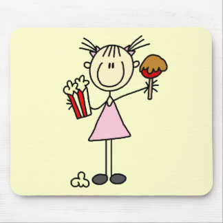 Popcorn-und Zuckerwatte-T-Shirts und Geschenke Mousepad