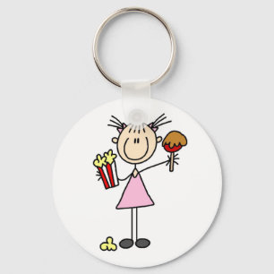 Popcorn und Zuckerwatte T-Shirts und Geschenke Schlüsselanhänger