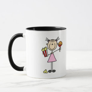 Popcorn und Zuckerwatte T-Shirts und Geschenke Tasse