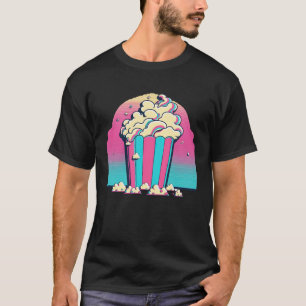 Popcorn Vaporwave Retrowave Ästhetik T-Shirt