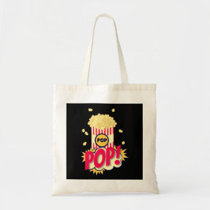 Popcorn Vintage Retro Lustig Tragetasche