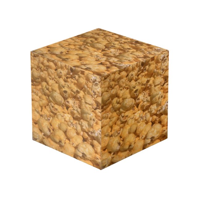 Popcorn Würfel (Vorderseite Schrägansicht)