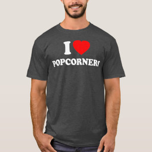 Popcorners Liebe Heart Retro Funny Gift T-Shirt