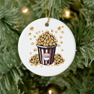 Popcornliebhaber Keramik Ornament
