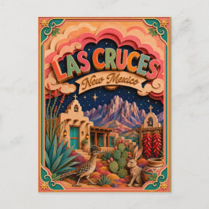 PopCut-Staaten Las Cruces New Mexico Papierkunst Postkarte