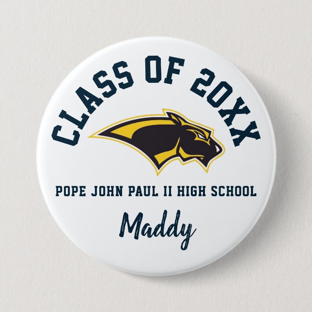 Pope John Paul Ii High School Button Logo (Vorderseite)