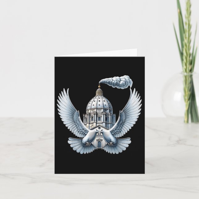 Pope Leo Doves Pope Leo Karte (Vorderseite)