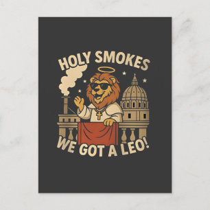 Pope Leo XIV Christliche Kirche Einladungspostkarte