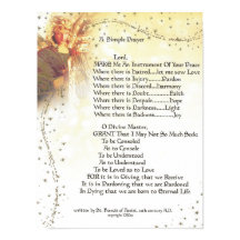 POPE=ST. FRANCIS EINFACHER PRAYER FÜR FRIEDENSPRAI