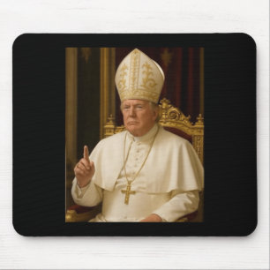 Pope Trump Funny Mousepad