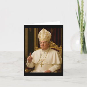 Pope Trump Funny Präsident Trump Karte