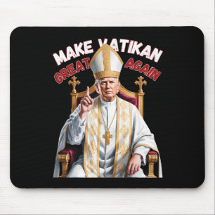 Pope Trump Funny Präsident Trump Mousepad