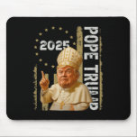 Pope Trump Funny Trump Vatican Christian Retro Chu Mousepad<br><div class="desc">Pope Trump Funny Trump Vatican Christian Retro Church Pope 5</div>