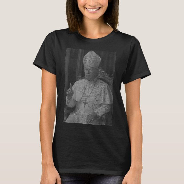 Pope Trump Funny US-Präsident Trump Vatikan T-Shirt (Vorderseite)