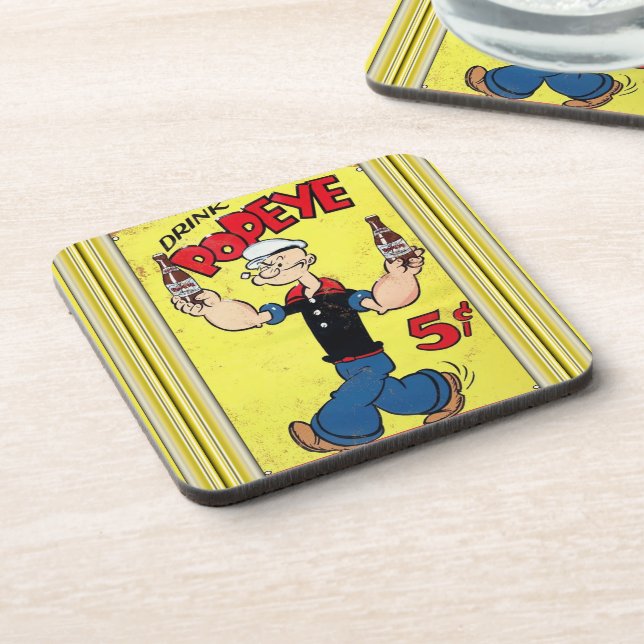 Popeye Beverage Coaster Getränkeuntersetzer (Linke Seite)