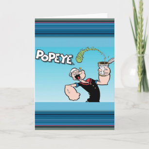Popeye Grußkarte Karte