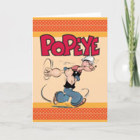 Popeye Grußkarte