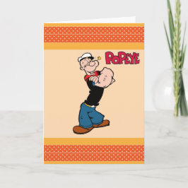 Popeye Grußkarte Karte