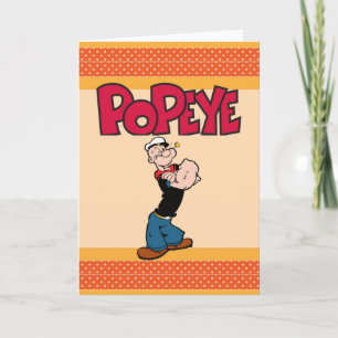 Popeye Grußkarte Karte