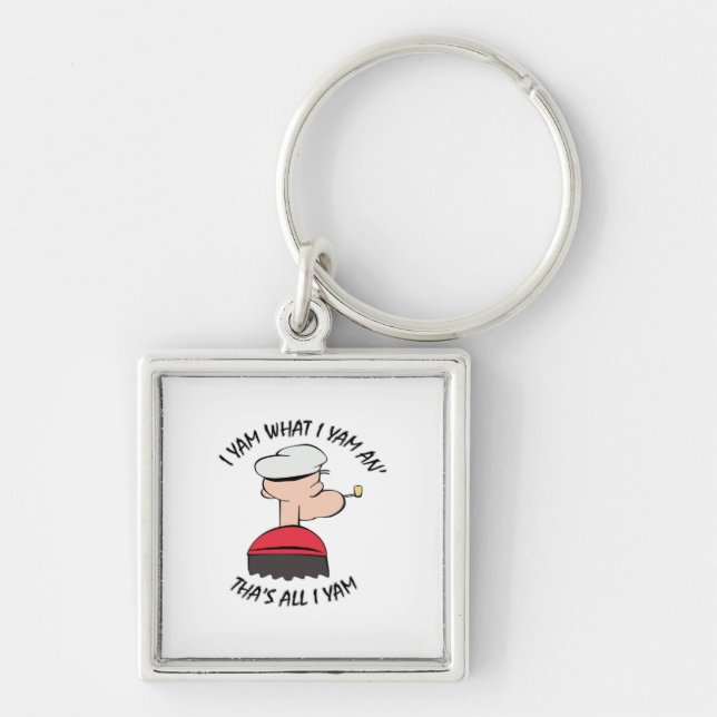 Popeye I Yam What I Yam Classic Schlüsselanhänger (Vorne)