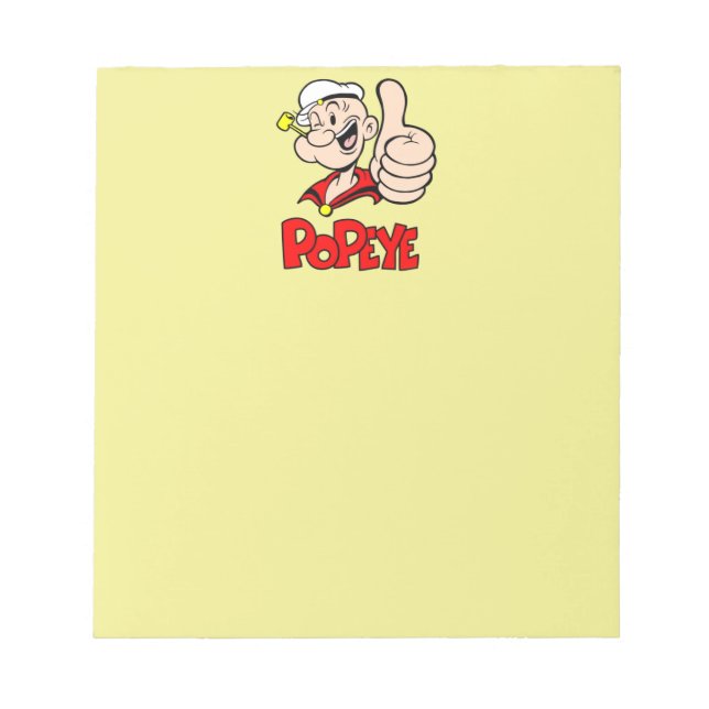 Popeye Notepad Notizblock (Vorderseite)