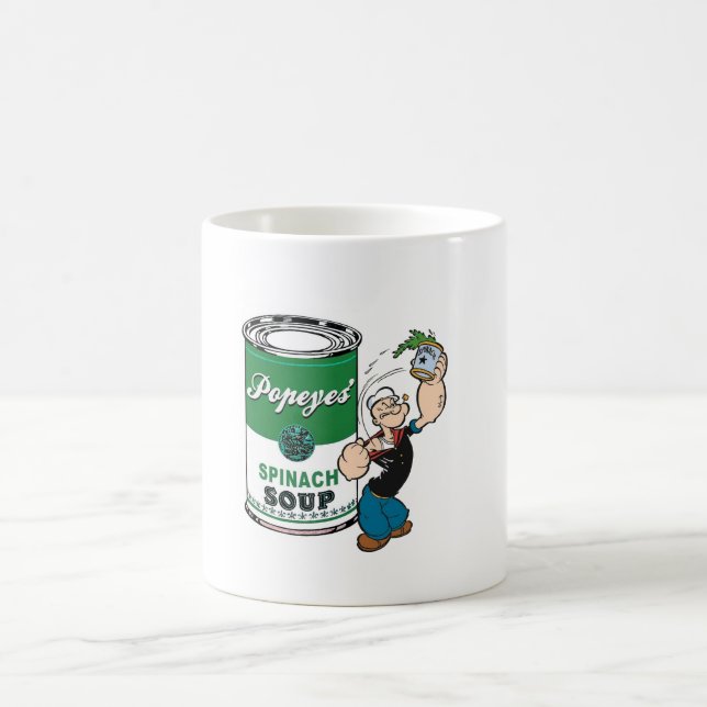 Popeye spinach kaffeetasse (Mittel)