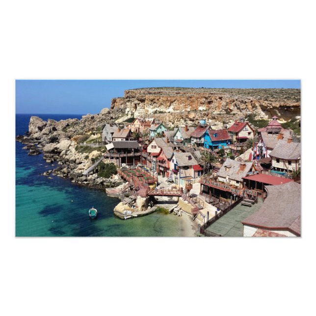 Popeye Village Malta Fotodruck (Vorne)
