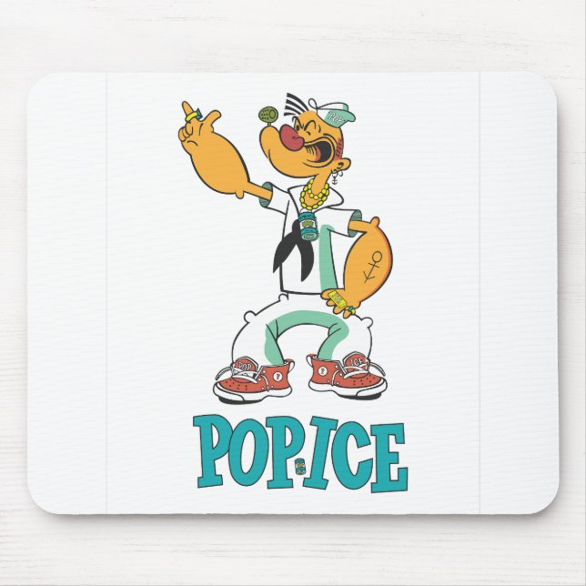 Popeye Vintag Parody der 1990er Jahre Mousepad (Vorne)
