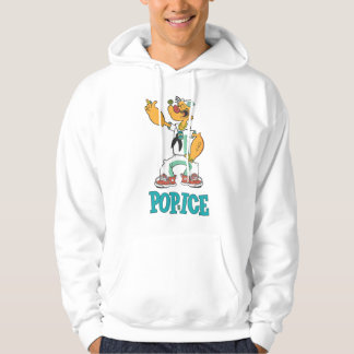 Popeye Vintage 1990er-Parodie Hoodie