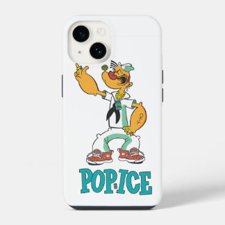 Popeye Vintage 1990er-Parodie iPhone 14 Hülle