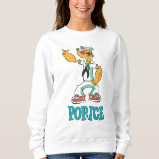 Popeye Vintage 1990er Parodie Sweatshirt
