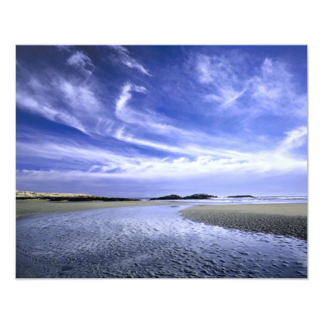 POPHAM BEACH STAAT PARK, MAINE. USA. Cirrus Fotodruck (Vorne)