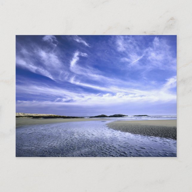 POPHAM BEACH STAAT PARK, MAINE. USA. Cirrus Postkarte (Vorderseite)
