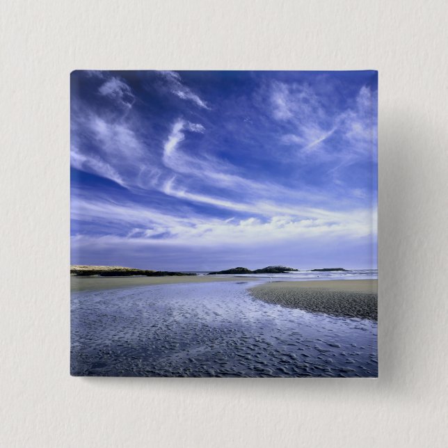 POPHAM BEACH STAAT PARK, MAINE. USA. Zirrus Button (Vorderseite)