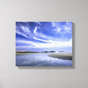 POPHAM BEACH STATE PARK, MAINE. USA. Cirrus Leinwanddruck