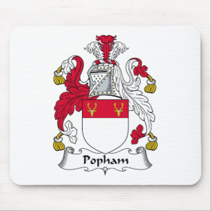 Popham Familienwappen Mousepad