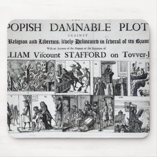 Popish Damnable Mousepad (Vorne)
