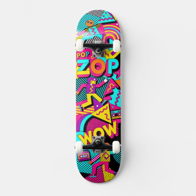 Popkultur-Design Skateboard (Vorderseite)