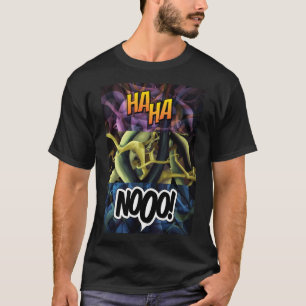 Popkultur-Elemente mit humorvoller Typografie T-Shirt