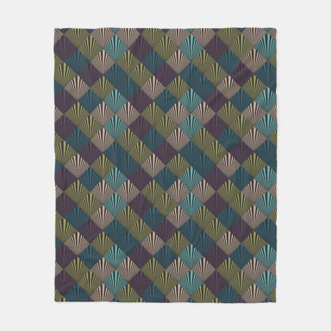 Popkunsthintergrund Fleecedecke (Vorderseite)