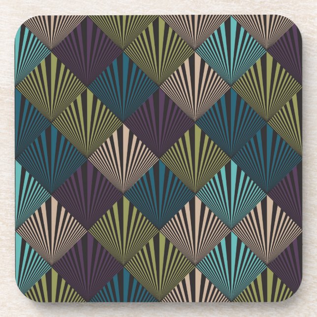 Popkunsthintergrund Untersetzer (Vorderseite)