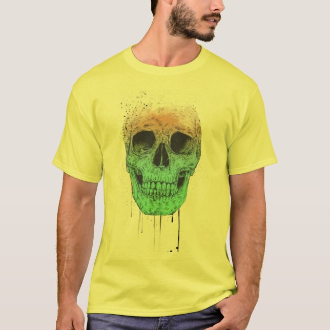 Popkunstschädel T-Shirt (Vorderseite)
