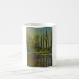 Poplar Trees in Spring (Utah Landscape) (USA Art Kaffeetasse