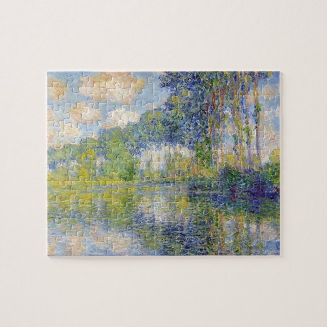 Poplars am Fluss Epte (von Claude Monet) Puzzle (Horizontal)