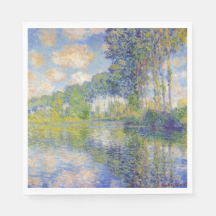 Poplars am Fluss Epte (von Claude Monet) Serviette