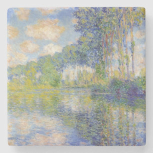 Poplars am Fluss Epte (von Claude Monet) Steinuntersetzer