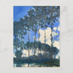 Poplars an den Ufern des Flusses Epte - Monet Postkarte